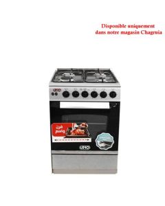 Cuisinière à Gaz UNO C5555S3V-FC-447 4 Feux - Inox