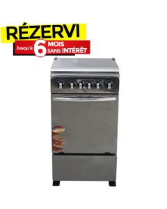Cuisinière BIOLUX M-5005-X 4 Feux 50cm - Inox