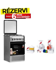 Cuisinière MONTBLANC REX-5055 4 Feux - Inox