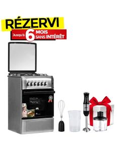 Cuisinière MONTBLANC REX-5055 4 Feux - Inox