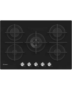 Plaque de Cuisson CANDY CVG74WPB 5 Feux 75 cm - Noir