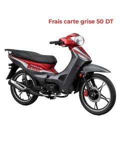 Cyclomoteur ZIMOTA KEE 109 cc Noir et Rouge