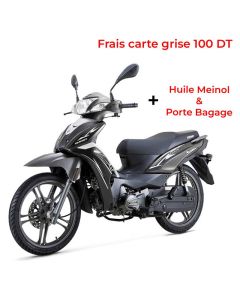 Moto ZIMOTA TARGET 124cc | Motocycle 4 Vitesse 13.8L - Noir