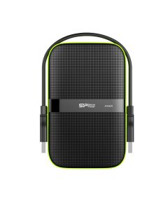 Disque Dur Externe Anti Choc/WaterProof SILICON POWER A60 2To USB 3.2 - Noir