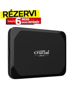Disque Dur Externe CRUCIAL SSD X9 1To USB 3.2 Gen-2 - Noir