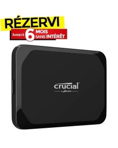 Disque Dur Externe CRUCIAL SSD X9 4To USB 3.2 Gen-2 - Noir