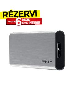 Disque Dur Externe PNY ELYTE CS1050 960Go SSD - Silver