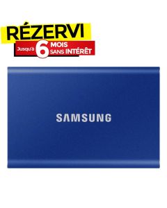 Disque Dur Externe SAMSUNG SSD T7 1To USB 3.2 Gen.2 - Bleu