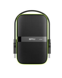 Disque Dur Externe SILICON POWER A60 1To USB 3.2 - Noir&Vert