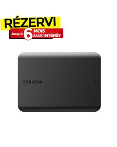 Disque Dur Externe TOSHIBA Canvio Basics 4To 2.5'' USB 3.2 Gen 1 - Noir