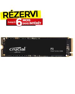 Disque Dur Interne CRUCIAL P3 SSD 2To PCIe 4.0 NVMe 