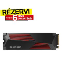 Disque Dur Interne SAMSUNG SSD 990 Pro 1To NVMe M.2 PCIe 4.0 Avec Dissipateur