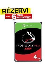 Disque Dur Interne SEAGATE IronWolf 4To 3.5'' Pour Nas 