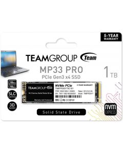 Disque Dur Interne TEAMGROUP MP33 Pro 1 To SSD M.2 (TM8FPD001T0C101)