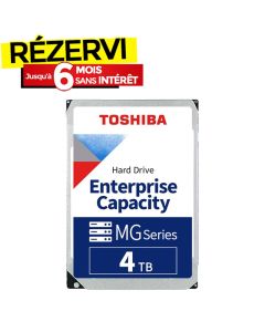 Disque Dur Interne TOSHIBA Enterprise série MG08-D 4To 3.5'' HDD