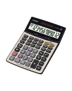 Calculatrice de Bureau CASIO DJ-220D Plus 12 Chiffres - Gris et Noir