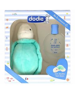Coffret Eau de Senteur Bébé Garçon 50ml DODIE + Doudou Marin Tortue