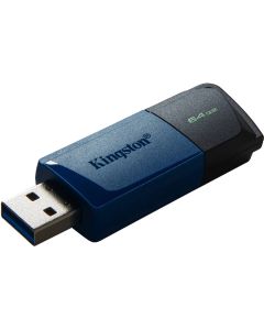Clé USB KINGSTON 64G USB 3.2 -Noir&Bleu