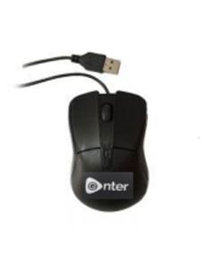 Souris Optique Filaire ENTER Slider USB - Noir