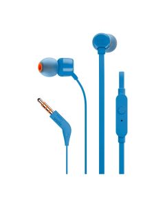Écouteur JBL FILAIRE T110 intra-auriculaires - Bleu