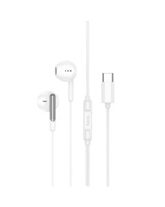 Écouteurs HOCO M123 Glory Type-C Blanc - Audio Digital avec Puce DAC
