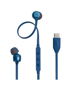 Écouteurs Filaires JBL T310C USB-C - Bleu