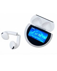 Écouteurs Sans Fil CAZAL CA-02 Bluetooth avec Écran - Blanc