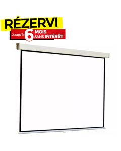  Ecran de Projection Mural 244 x 183 cm avec Commande