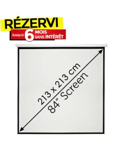 Ecran de Projection Mural Électrique TELON 213 x 213 cm