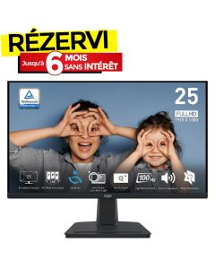 Ecran MSI PRO MP251 24,5" Full HD IPS 100 Hz