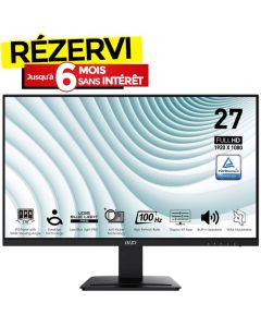 Ecran MSI Pro MP273A 27'' Full HD IPS 100 Hz