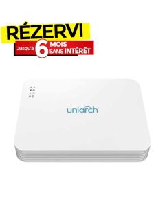 Enregistreur NVR 8 canaux PoE avec 1 baie HDD Uniview UN-NVR-108LS-P8