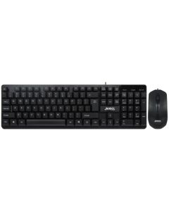 Ensemble Clavier Souris JEDEL Filaire USB 104 Touches Noir