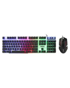 Ensemble Clavier et Souris Gamer Filaire JEDEL GK112 - Noir