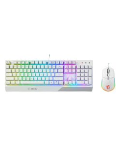 Ensemble Clavier et Souris Gamer Filaire MSI VIGOR-GK30 RGB - Blanc