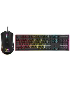 Ensemble Clavier et Souris Gamer Filaire STAR WAVE GCM1090 RGB - Noir