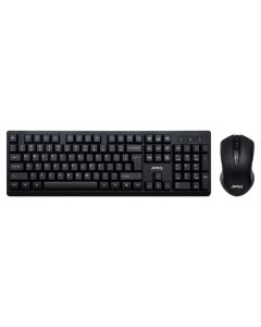 Ensemble Clavier Souris JEDEL Sans Fil QWERTY USB Noir