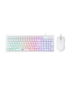 Ensemble Clavier + Souris Filaire BARACUDA ORCA - Blanc