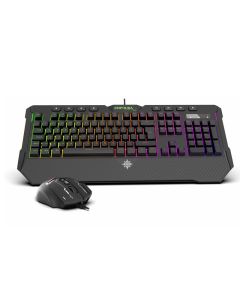 Ensemble Clavier + Souris Filaire Gamer INCA IKG-315G USB - Noir