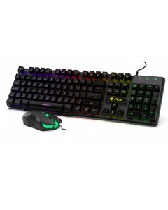 Ensemble Clavier + Souris Filaire Gamer INCA IKG-448 USB Noir