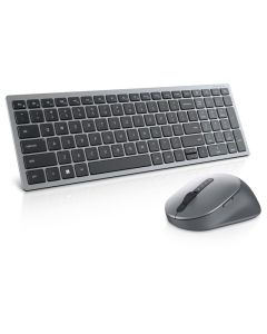 Ensemble Clavier&Souris Multi périphérique DELL KM7120W Sans Fil - Gris Titane