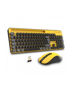 Ensemble Clavier & Souris Sans Fil ADVANCE PEPS - Jaune