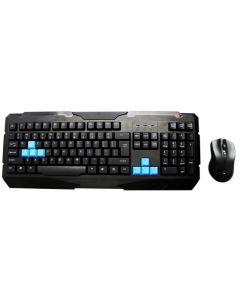 Ensemble Clavier&Souris Sans Fil JEWAY WK1 AZERTY Arabisé - Noir