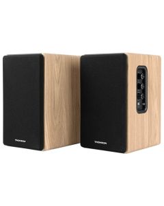  Ensemble de 2 Enceintes Sans fil THOMSON Bois WS902DUO 