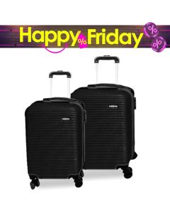 Ensemble de 2 Valises NEW STYLE Polycarbonate ABS - Noir