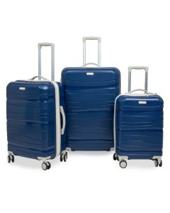 Ensemble de 3 Valises TITOU Incassable Avec Roues Démontables - Bleu&Blanc