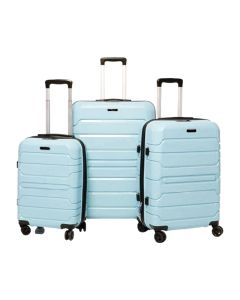 Ensemble de 3 Valises TITOU Incassable Polypropylene - Bleu Maya Matt