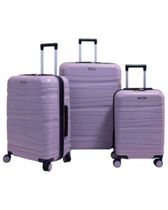 Ensemble de 3 Valises TITOU Incassable Polypropylene - Violet Clair