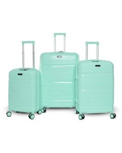 Ensemble 3 Valises TITOU Vert D'eau Polypropylène Avec Roues Démontable
