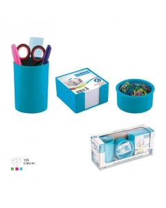 Ensemble De Bureau ARK en Plastique 3 Pièces - 1300-BL